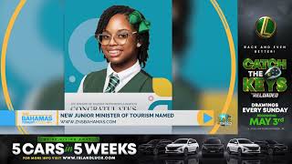 New Junior Minster Of Tourism Named