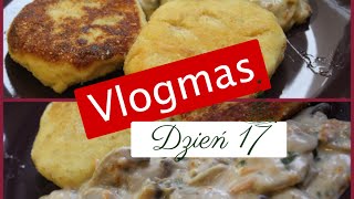 Ziemniaczane kotlety z sosem pieczarkowym | VLOGMAS #17