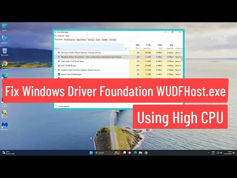 Fix Windows Driver Foundation WUDFHost.exe Using High CPU
