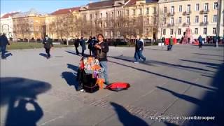 Street Scene Zagreb:Musicain from South America(Video for gigi101060)