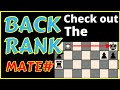 Back Rank Mate | CHECKMATE PATTERN | #shorts​ #BackrankMate #CheckMatePattern​ #Chess