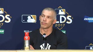 NYY@CLE Gm2: Girardi on not challenging hit by pitch