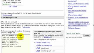 Using Google Adwords ad groups properly