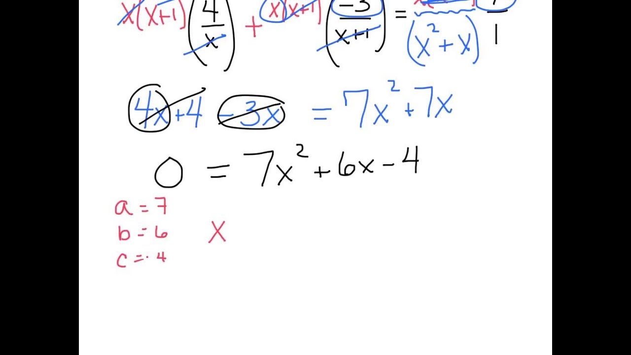 Fractional Equations With Complex Roots Youtube