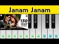 Janam Janam Piano Tutorial | Dilwale | Shah Rukh Khan, Kajol