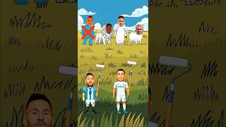 Quelles Sont Les Couleurs Correctes? Messi vs Ronaldo vs Mbappé vs Vinicius vs Neymar vs Haaland