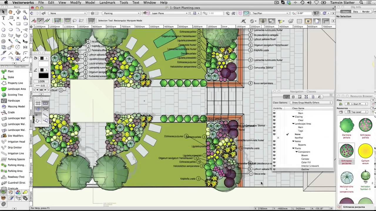 Vectorworks 2017 Site Design Place Plants Youtube