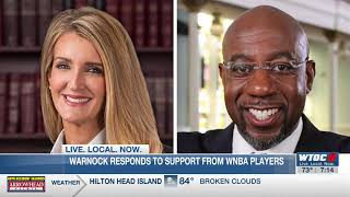 Reverend Warnock Responds WNBA \