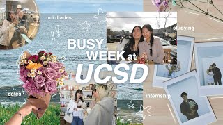 busy weeks at UCSD 🌷 winter '25 | internship, brunches, dates!