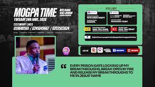 GATES OF MY BREAKTHROUGHS BREAK OPEN NOW! || MOGPA TIME WITH REV O B || 02 - 06 - 2026