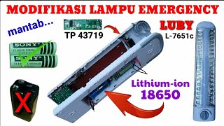 cara perbaiki lampu emergency