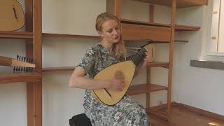 Ieva Baltmiskyte plays Prelude by Nani di Milann on 8 course travel lute by Muzikkon