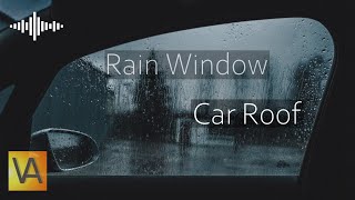 Sound Only | Heavy Rain and Wind Sounds from Inside Car
