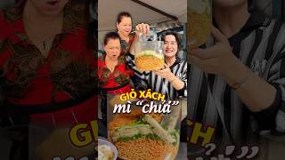 Giỏ xách mì chửi cô Huyền #quankhonggo #food #review #eating #amthuc #shorts #trending #windnet