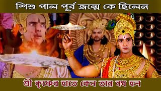 শিশুপাল পূর্ব জন্মে কে ছিলেন? শ্রী কৃষ্ণের হাতে কেন তার বধ হল। Why Sri Krishna killed at  Shisupal.