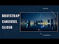 Responsive Bootstrap Carousel Slider | HTML CSS Tutorial