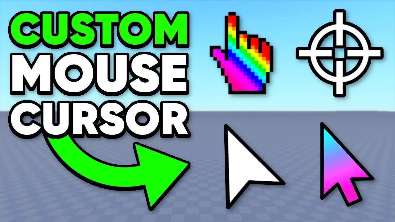 How To Add A Custom Cursor Into Your Roblox Game Youtube