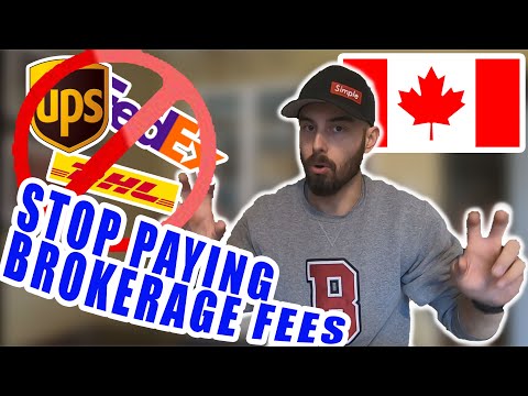 How do I avoid customs charges from USA to Canada?