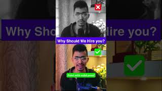 Never speak like this in an Interview | Why Should We Hire you? | MUST WATCH