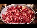 beets with feta cheese healthy recipe from sophia with grace