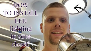 How to replace or install an LED light fixture from Hampton Bay. #ledlights #lightfixture #diy