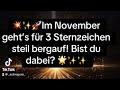 3 Sternzeichen erleben im November großen Aufschwung! 💫