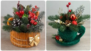 Great DIY Christmas ideas! Christmas compositions