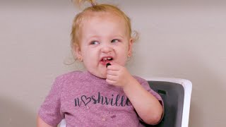 Whose Reaction Is Your Favorite? The Busby Quints Try New Foods! | OutDaughtered