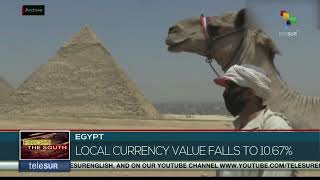 Egyptian pound fell 10.67 percent due to current armed conflict