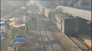 Pirgacha Railway Station, Rangpur ।। পীরগাছা রেলওয়ে স্টেশন দিয়ে চলাচলকারী ট্রেন