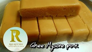 Perfect Ghee Mysore Pak recipe | Soft Mysore pak | 100% melting Mysore pak