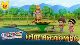 Eenie Meenie Minie Mo + More Educative Nursery Rhymes | Kids Songs New | Cartoony Nursery Rhymes