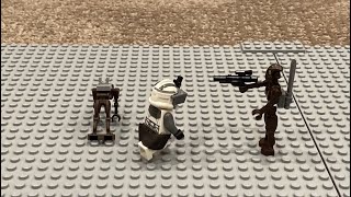 Clone Heavy Trooper VS Commando Droids!!! (Lego Star Wars Stop Motion)