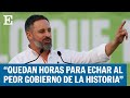 ELECCIONES | Abascal llama al voto porque las elecciones 