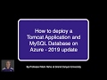 HOWTO - Deploy a Tomcat Java Application on Azure v2