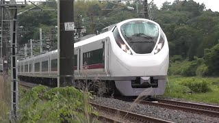 【電笛＋空笛あり】E657系K14編成　特急ひたち植田～泉間を通過