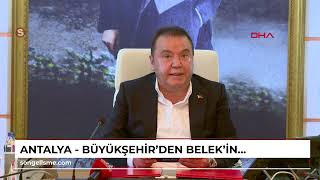 ANTALYA - Büyükşehir'den Belek'in 50 yıllık su ihtiyacını karşılayacak yatırım