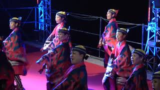 とらっくよさこい(ちふれ) 2018沼津よさこい東海道 前日祭 狩野川 mususukunjp