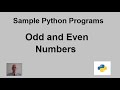 Count Even and Odd Numbers in Python List