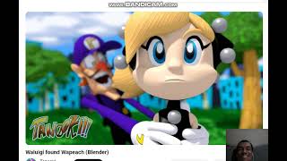 Matheus Reacts To Waluigi found Wapeach (Blender)