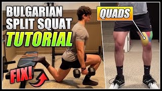 How to do the BULGARIAN SPLIT SQUAT! | 2 Minute Tutorial