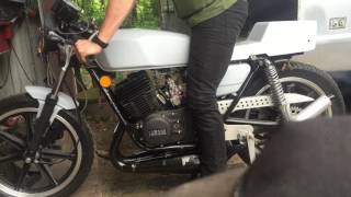 1976 Yamaha RD400 Cafe Project Start