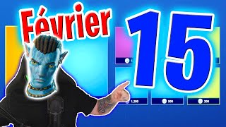 BOUTIQUE FORTNITE D’AUJOURD’HUI (15 Février 2025) 💙🥳 (Boutique du jour)