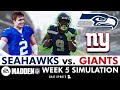 Seahawks vs. Giants Simulation Watch Party For NFL Season | Seahawks Week 5 (Madden 25 Rosters)