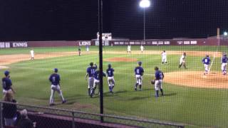 Jamey Richey Hits Game-winning Double vs. Ennis. 4/4/17