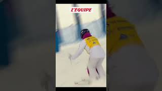 👑 La reine du ski de bosses Perrine Laffont sacrée championne du monde en simple #shorts #freestyle