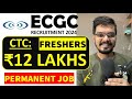 ECGC Recruitment 2024 | CTC ₹12 lakhs |Freshers| Permanent Job | Any Graduate | Latest Jobs 2024