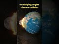 cool angles of earth and moon collision satisfying collision space spacesim trending shorts