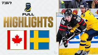 Canada vs. Sweden FULL HIGHLIGHTS -- 2024 World Junior Championship