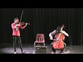 secrets by onerepublic for violin and cello performed by nathan chan and clara chan